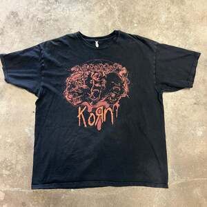 Vintage KORN EVOLUTION 2007 TOUR numetal double sided T-Shirt Band 2XL